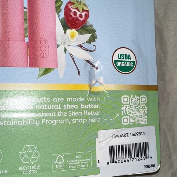 eos 100% Natural organic Lip Balm 9-Pack - Picture 3 of 3